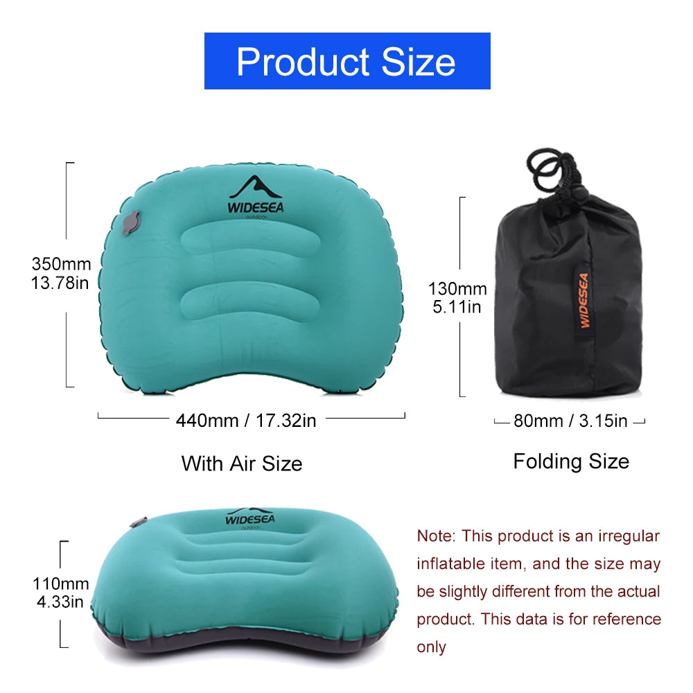 WIDSEA Campingkissen Luftkissen Faltbar für Outdoor – clever-campen Ansicht 2