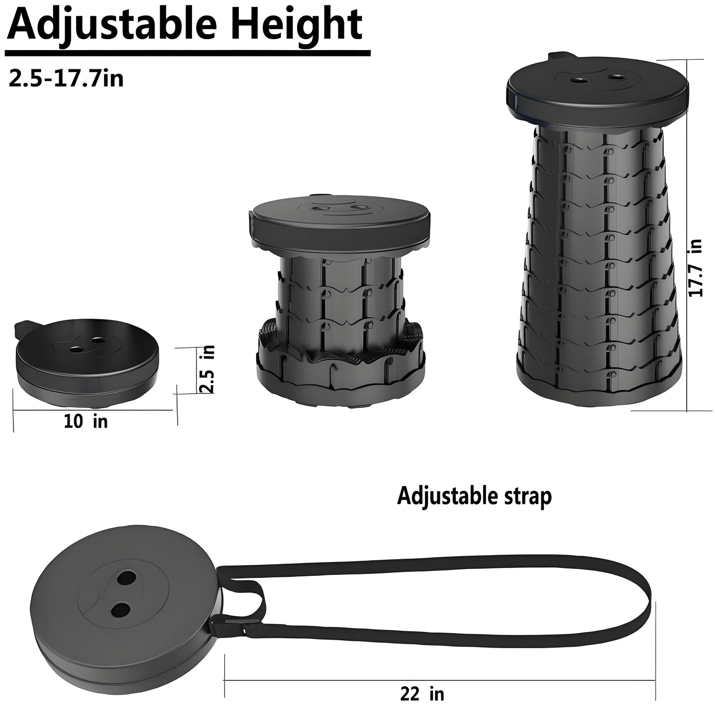 Leichtes Angeln-Stuhl – clever-campen Ansicht 5