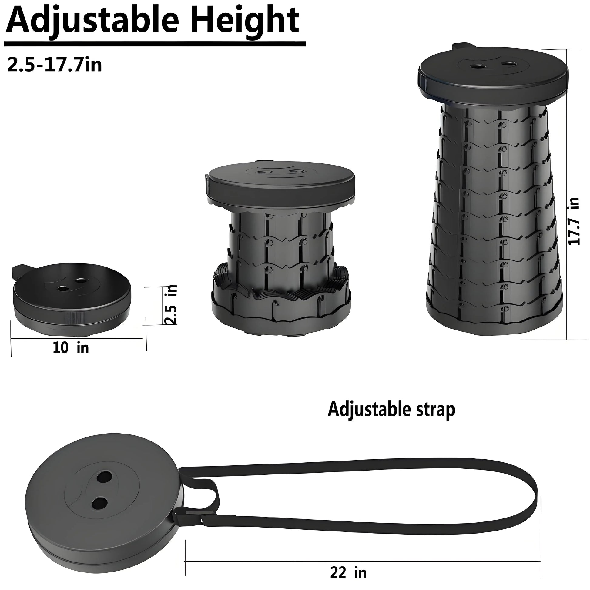 Leichtes Angeln-Stuhl – clever-campen Ansicht 5