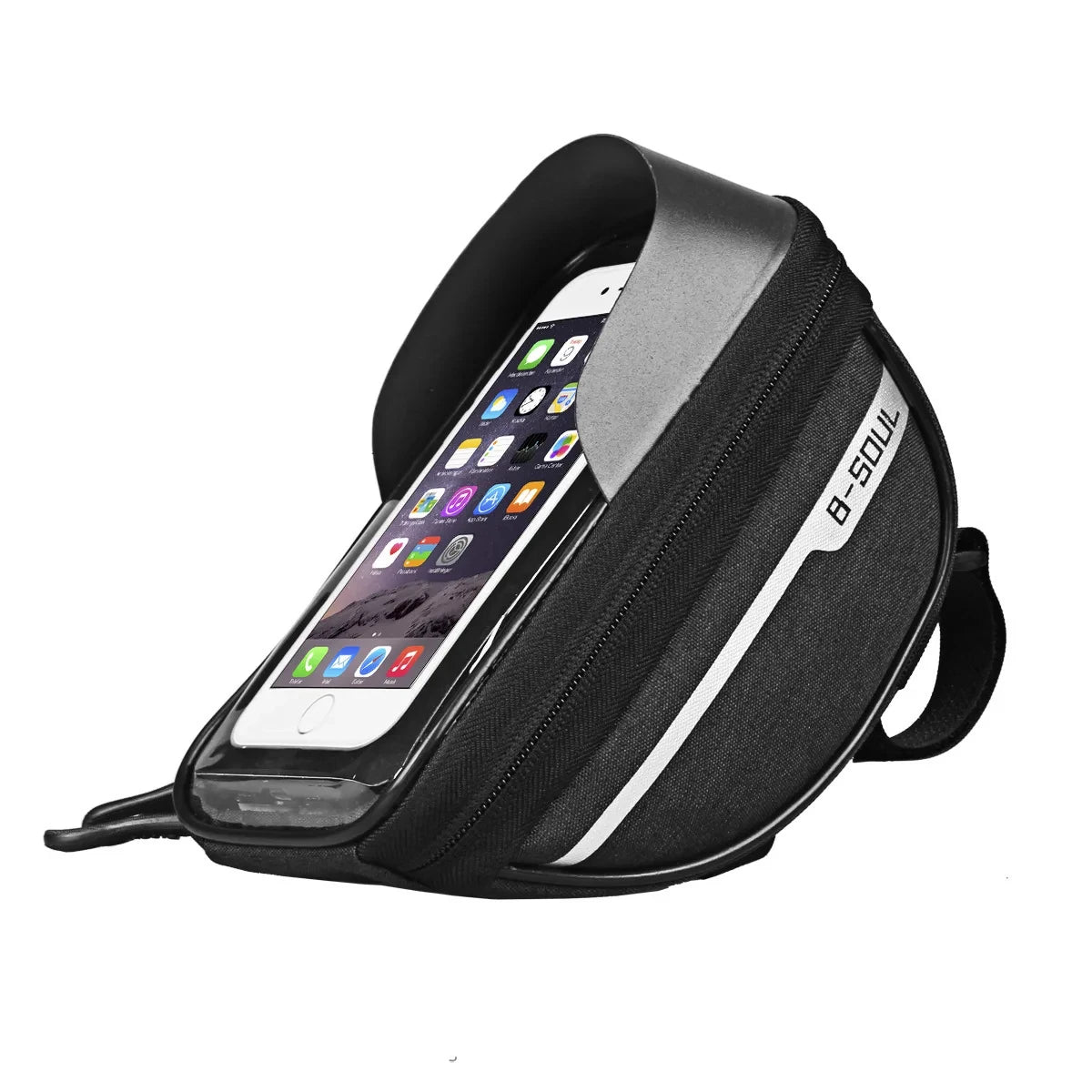 Wasserdichte Fahrradlenkertasche mit Sonnenschutz 1L – clever-campen Ansicht 2