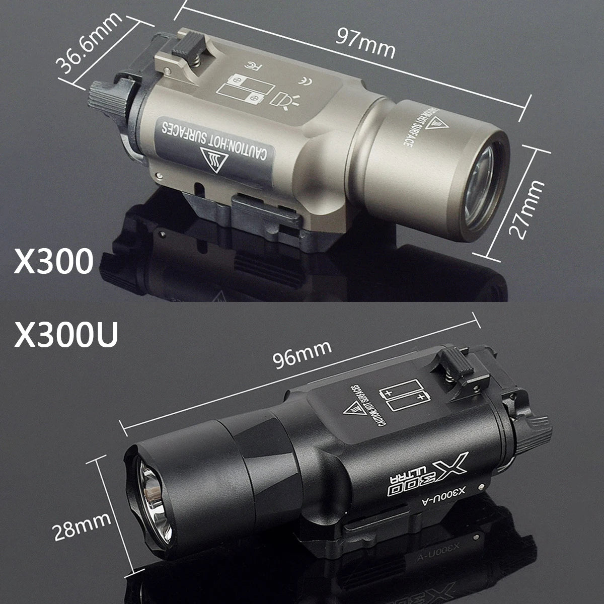 Surefire X300 Tactical Taschenlampe – clever-campen Ansicht 3