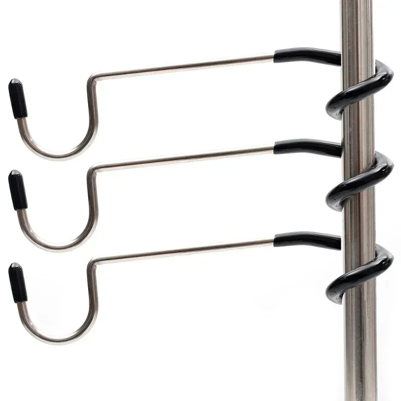 Zeltzubehör: 2er Set Edelstahl Lampenhalter Haken – clever-campen Ansicht 6