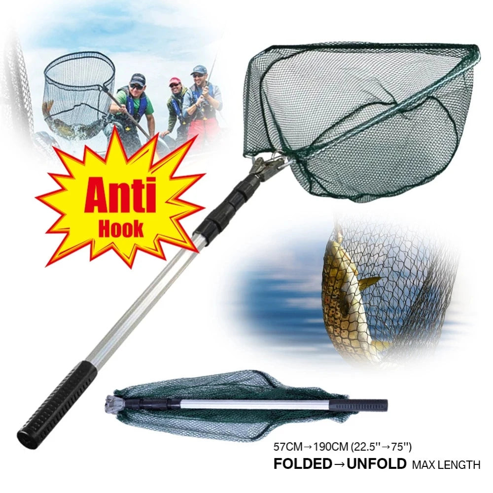 Ultraleichter faltbarer Fischernetz – ausziehbar – clever-campen Ansicht 2