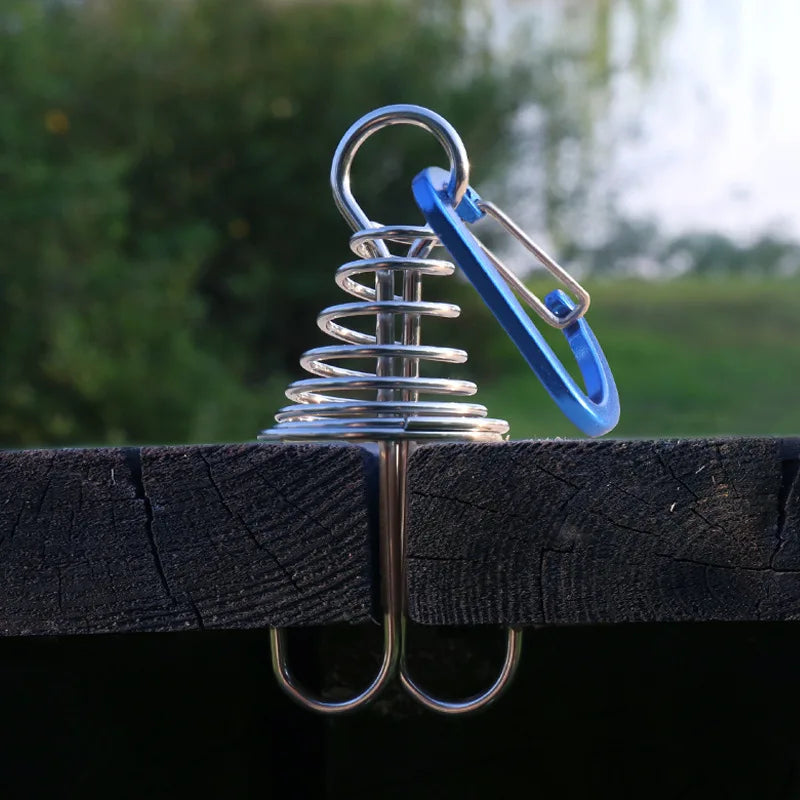 Feder-Nagel für Zeltbefestigung – Windschutz für Camping – clever-campen Ansicht 5