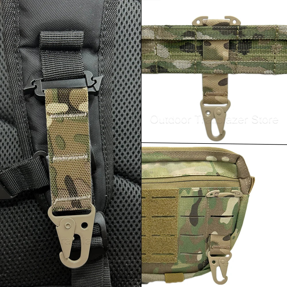 Molle Gürtel mit Metallhaken für Outdoor-Aktivitäten – clever-campen Ansicht 5