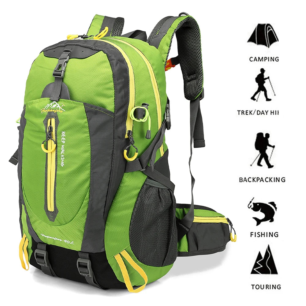 40L Wasserfester Rucksack für Reisen und Outdoor-Aktivitäten – clever-campen Ansicht 3