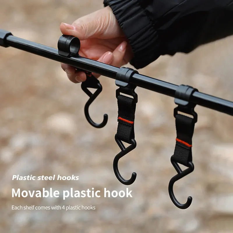 Camping Regal Aluminium Legierung Hängeregal für Outdoor – clever-campen Ansicht 4