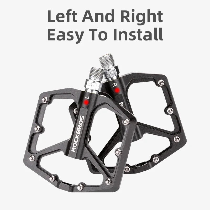 ROCKBROS MTB Pedale Aluminium Legierung mit DU Lagern – clever-campen Ansicht 4