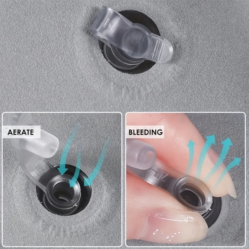 Bequemes aufblasbares Campingkissen für Nacken und Taille – clever-campen Ansicht 4