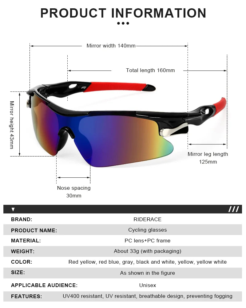 Riderace Sports-Sonnenbrillen für Wanderungen – clever-campen Ansicht 6