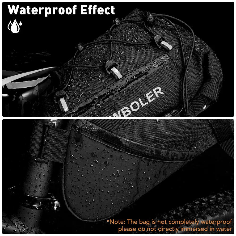 Wasserdichte Fahrradtasche 10L/13L für MTB und Rennrad – clever-campen Ansicht 4