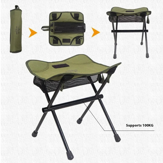 Ultraleichter Falt-Campingstuhl für Outdoor-Aktivitäten – clever-campen Ansicht 4