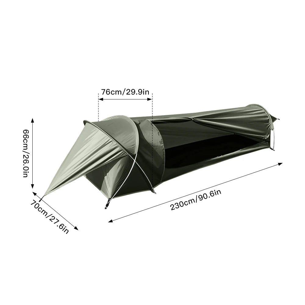 Ultralight Einpersonenzelt 210D Wasserdichtes Campingzelten – clever-campen Ansicht 3