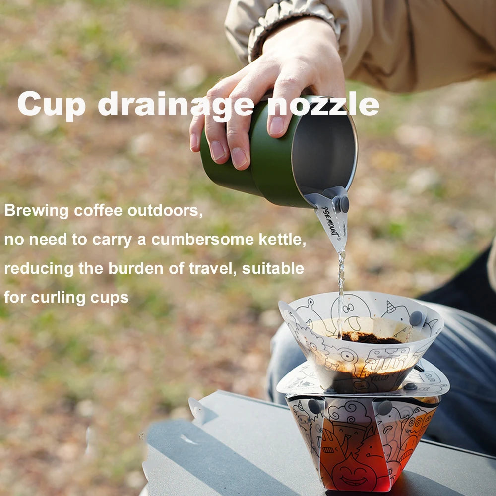 Praktischer Outdoor Kaffeegussaufsatz für Campinggeschirr – clever-campen Ansicht 2