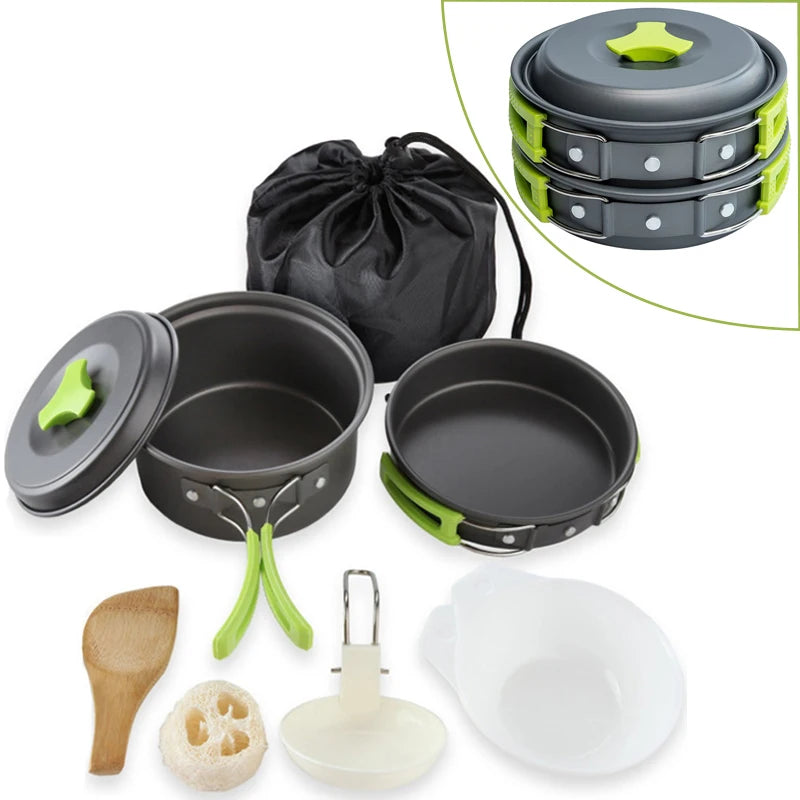 Tiartisan Titan Camping Geschirrset mit Töpfen und Besteck – clever-campen Ansicht 2