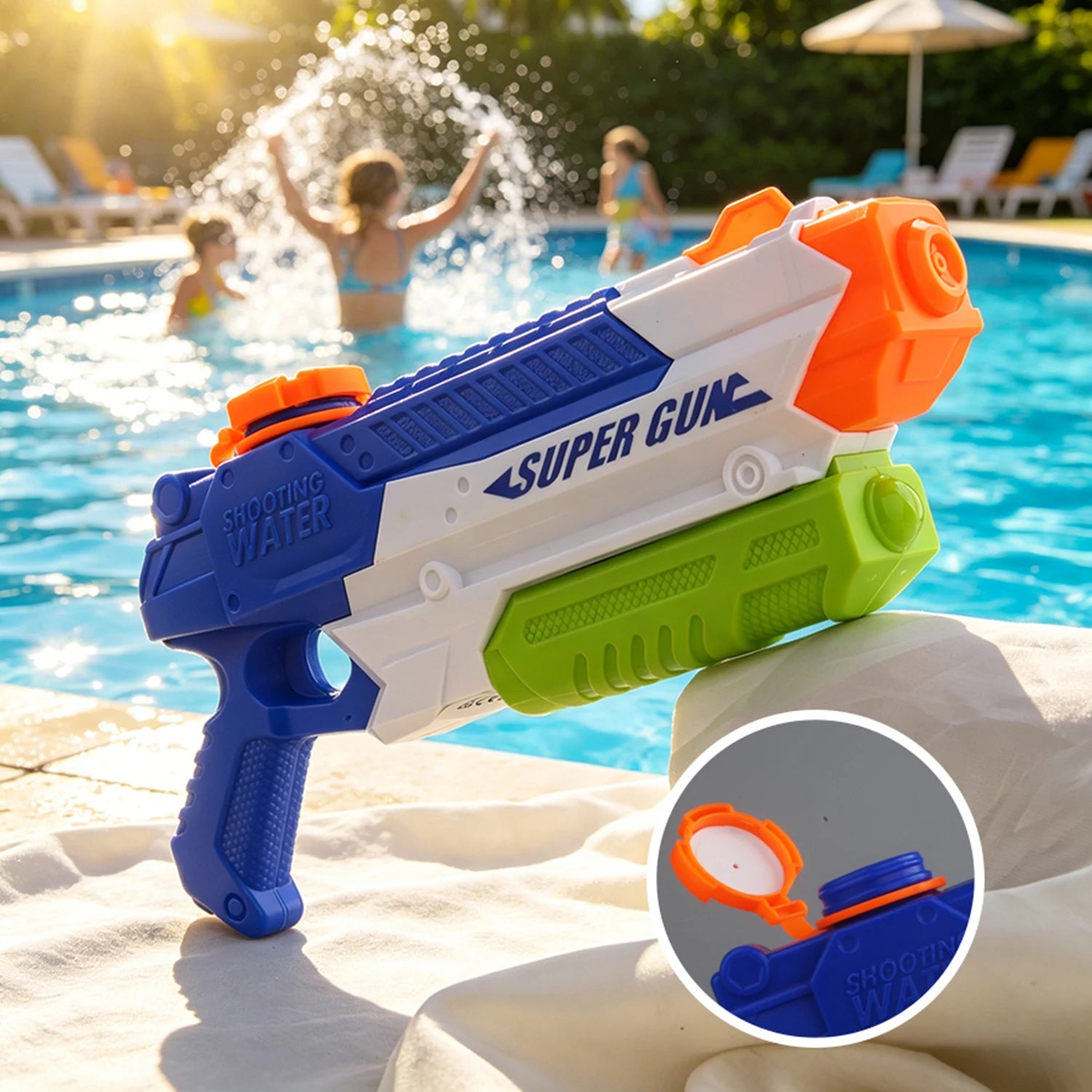 Kinder Wasserpistole für Strand & Wasserspass – clever-campen Ansicht 4