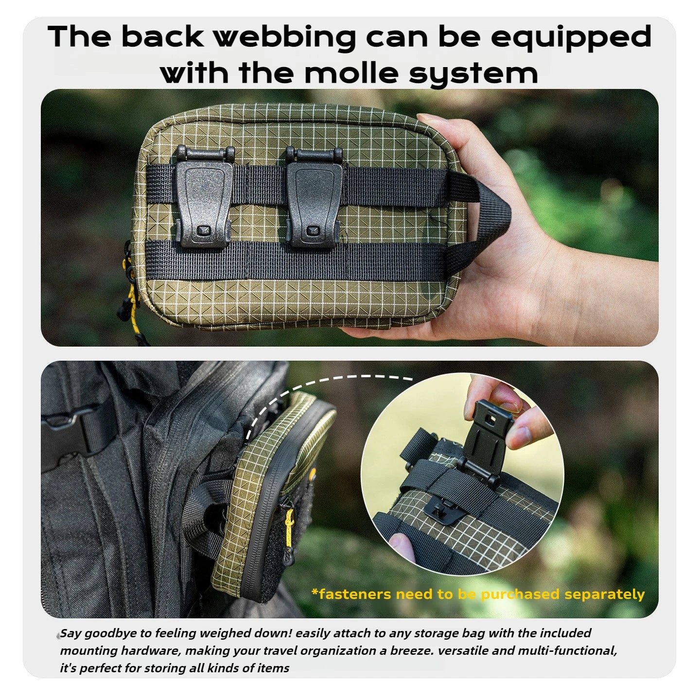 Dyneema EDC Aufbewahrungstasche für Camping & Outdoor – clever-campen Ansicht 4