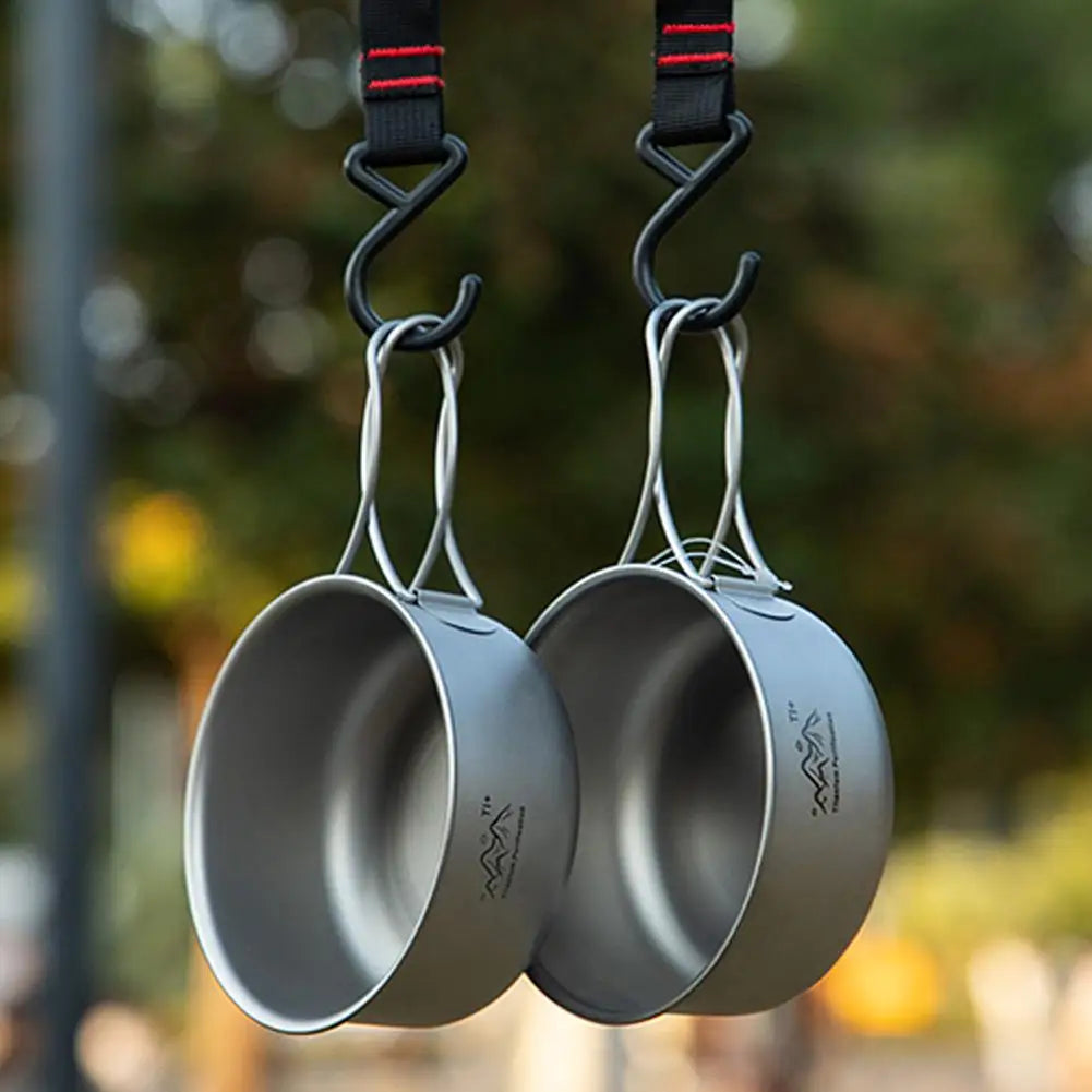 Ultraleichter Titan Campingtopf faltbar für Outdoor-Kochen – clever-campen Ansicht 4