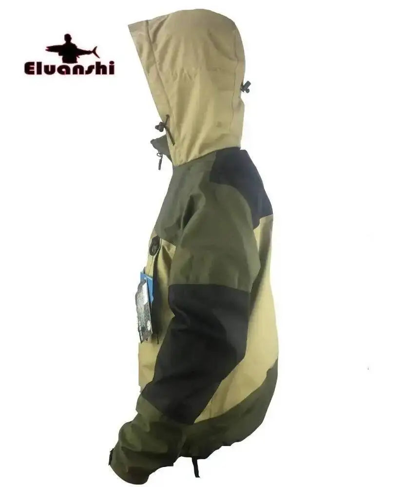 Wasserdichte Fliegenfisch-Jacke für Angeln – clever-campen Ansicht 3