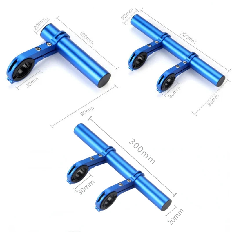 Aluminium Erweiterungshalterung für Fahrradlenker 10/20/30cm – clever-campen Ansicht 4