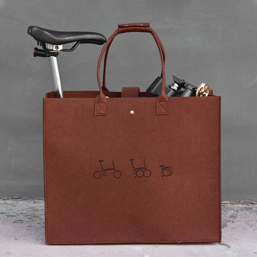 Leichte faltbare Fahrradtasche für Brompton 16 Zoll – clever-campen Ansicht 2