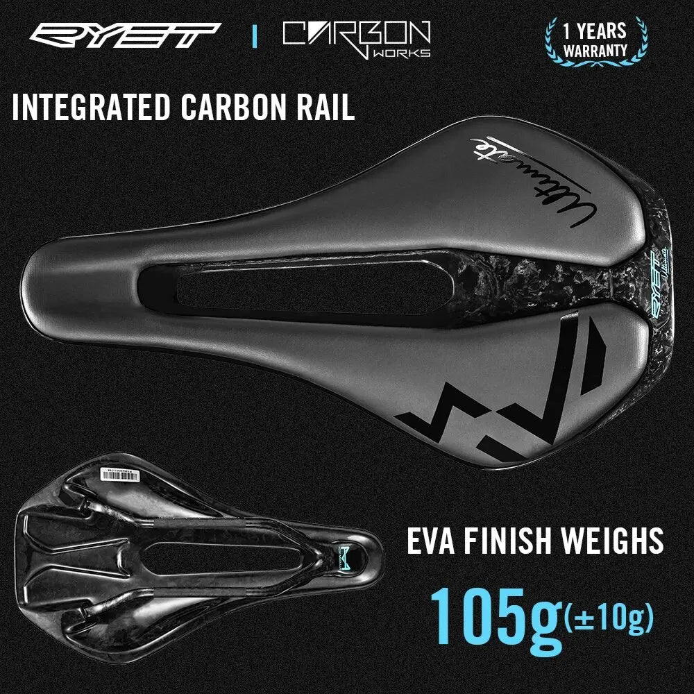 Ultraleichter Carbon Fahrrad-Sattel 135/143mm – clever-campen Ansicht 2