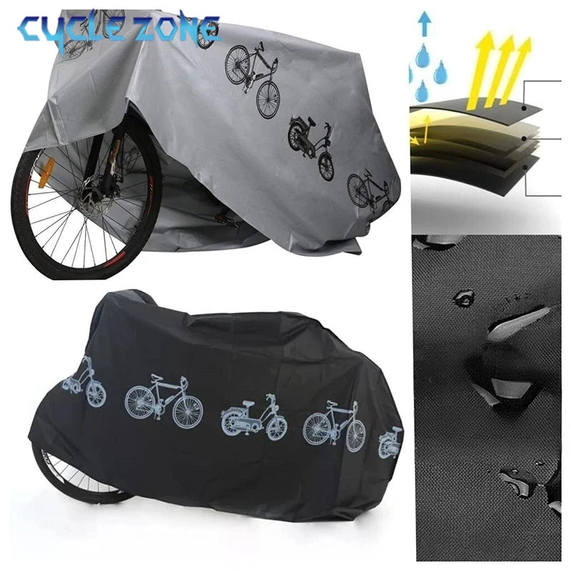 Wasserdichte Fahrradabdeckung für alle Jahreszeiten – clever-campen Ansicht 4