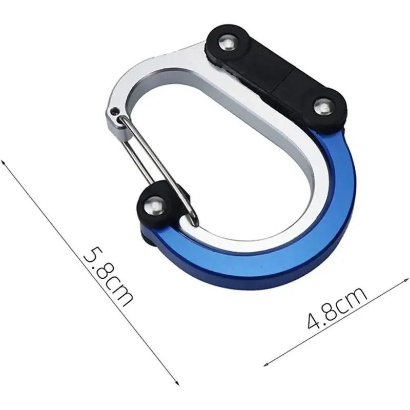 Multifunktionaler Aluminium Karabinerhaken für Angeln – clever-campen Ansicht 3