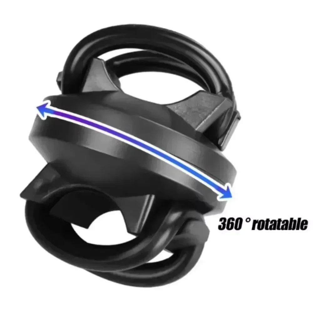 Multifunktionale Fahrradlampe Halterung 360° drehbar – clever-campen Ansicht 4