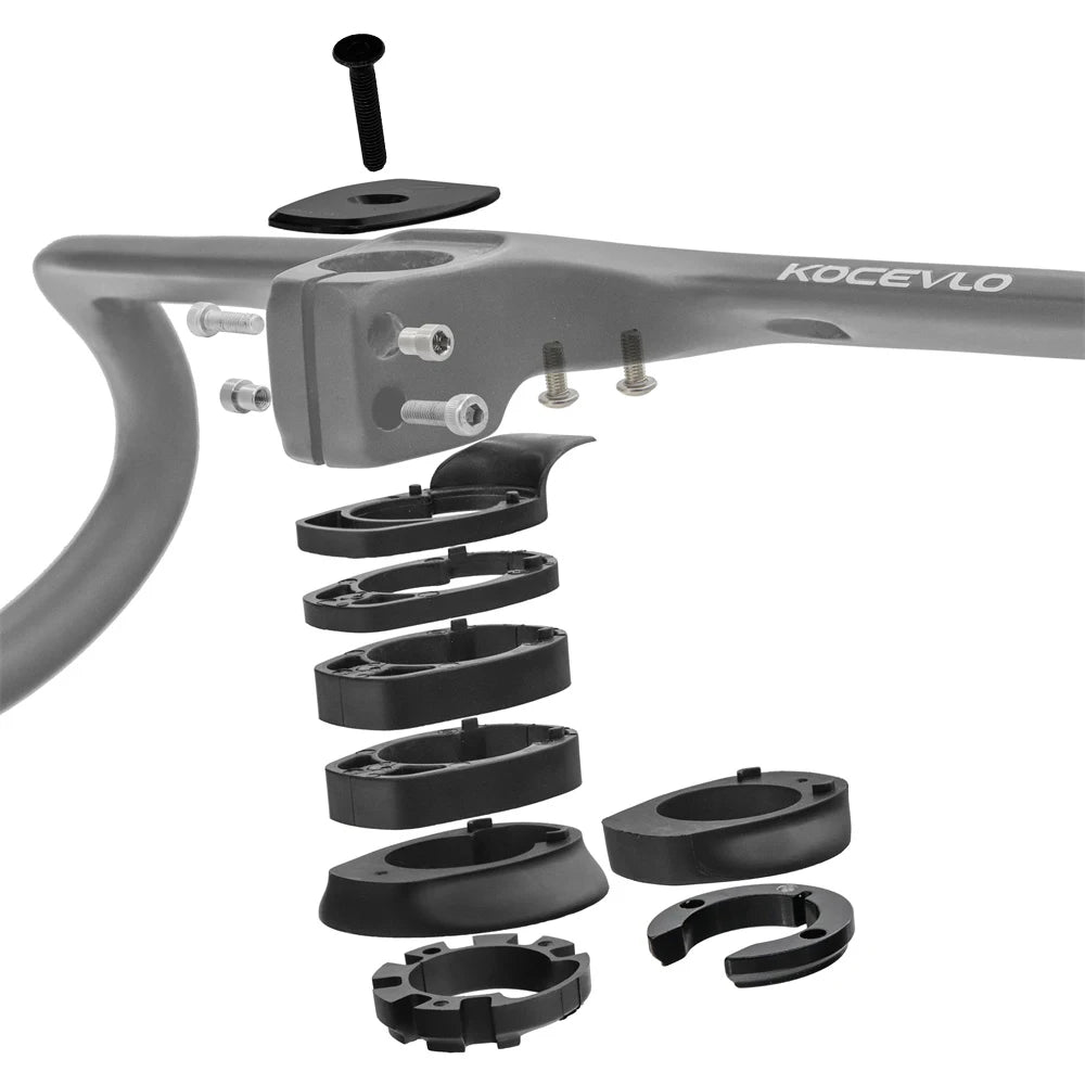 KOCEVLO X01 Carbon Fahrradlenker mit Spacer für 28.6mm