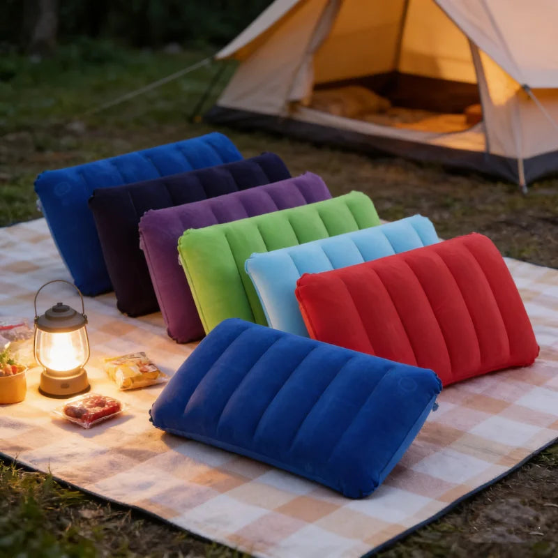 Aufblasbares Campingkissen für Outdoor und Reisen – clever-campen Ansicht 2
