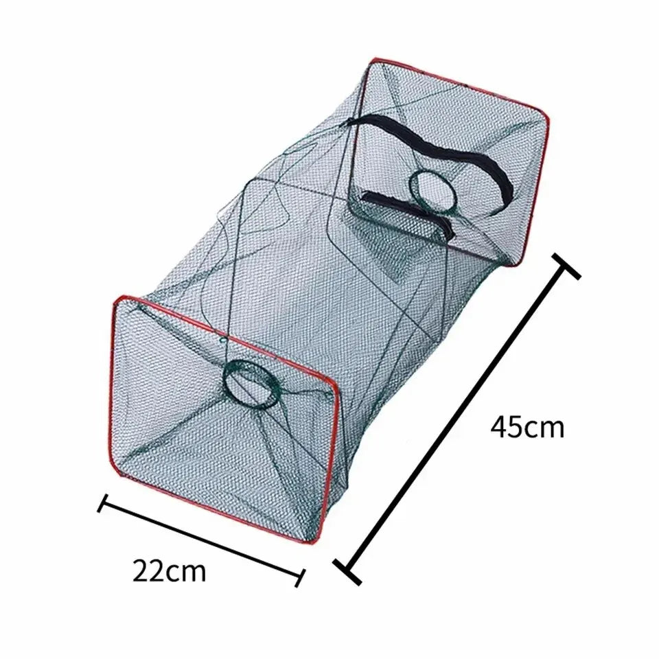 Zusammenklappbarer Fischkäfig aus Nylon für Krabben – clever-campen Ansicht 2