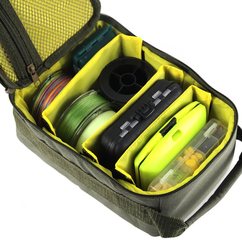 Wasserdichte Angel-Tackle-Tasche mit verstellbaren Fächern – clever-campen Ansicht 2