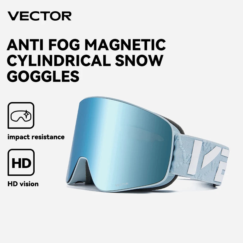 VECTOR Doppel-Lagen Anti-Beschlag Ski-Goggles UV400 – clever-campen Ansicht 2