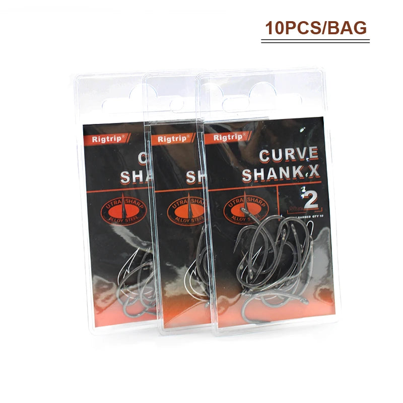 Karpfenhaken mit gebogenem Schenkel aus PTFE-beschichtetem – clever-campen Ansicht 6