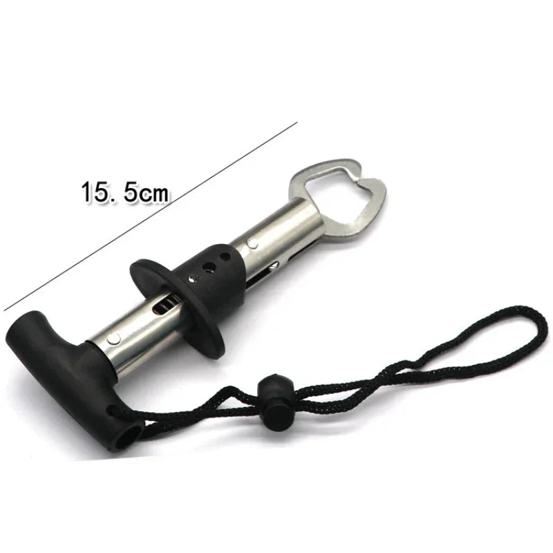 Edelstahl Fischcontroller mit Gummigriff – Faltbare Zange – clever-campen Ansicht 6