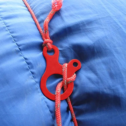 Camping Zelt Zubehör: Schnurspanner mit Karabiner – clever-campen Ansicht 2