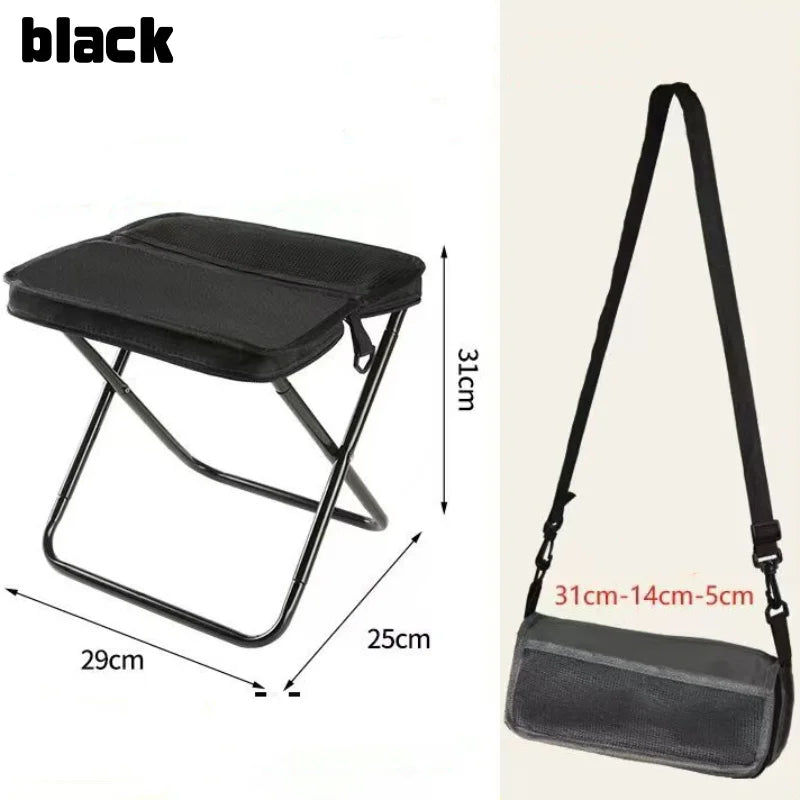 Faltbarer Campinghocker mit Kühltasche, leicht & tragbar – clever-campen Ansicht 3