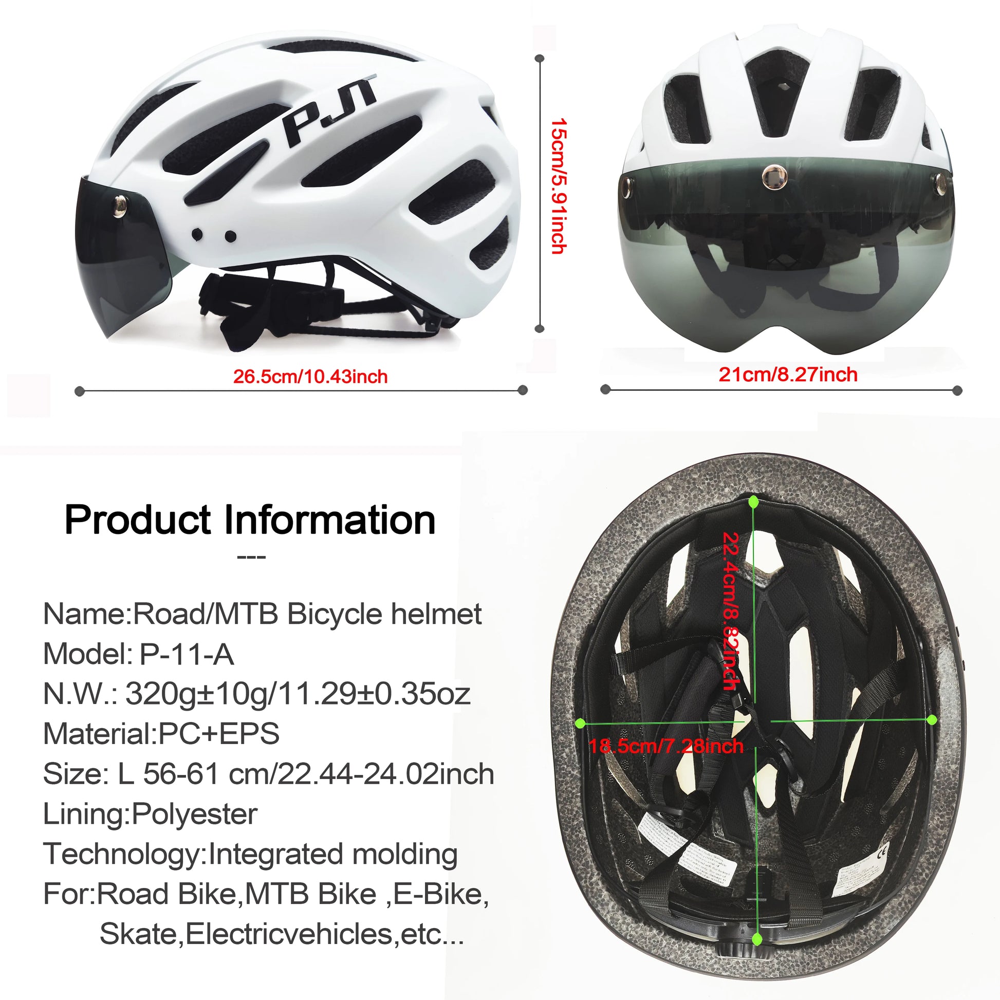 LED-Sonnenbrille für Radfahrer – clever-campen Ansicht 2