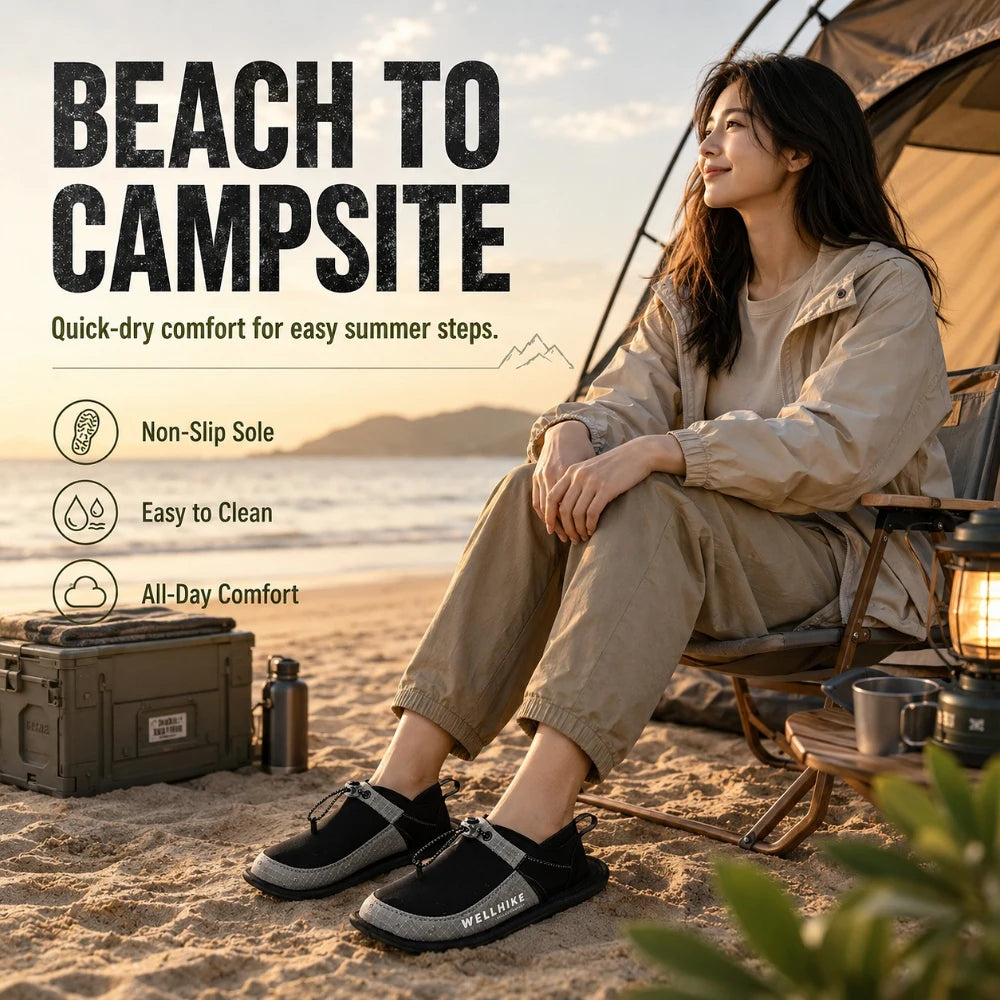 Faltbare Wasserschuhe für Strand und Camping – clever-campen Ansicht 4