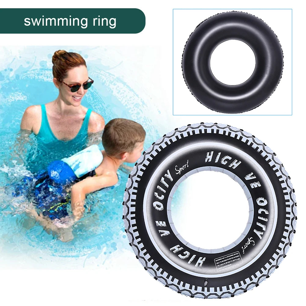 Luftmatratze Reifen-Muster für den Pool – clever-campen Ansicht 4