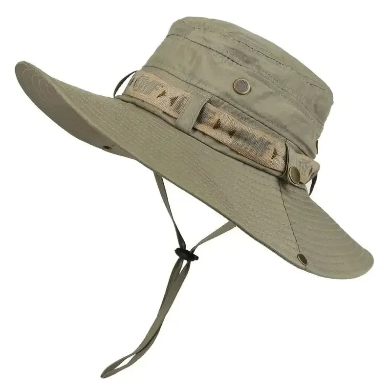 Herren Sonnenhut mit breiter Krempe und UV-Schutz – clever-campen Ansicht 2