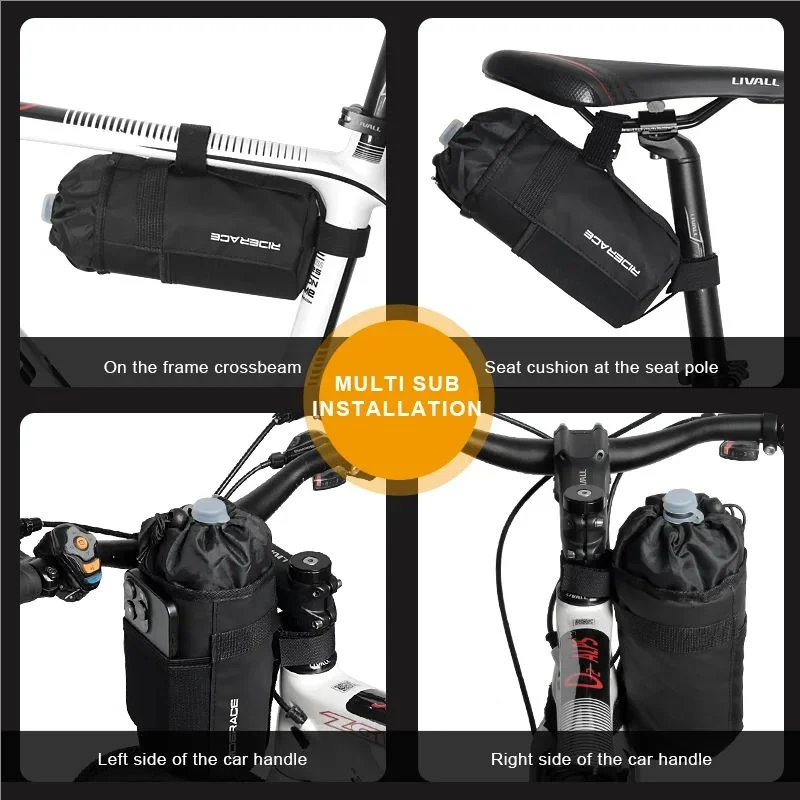 Trinkflaschenhalter für Fahrrad – Isolierte Tasche – clever-campen Ansicht 3