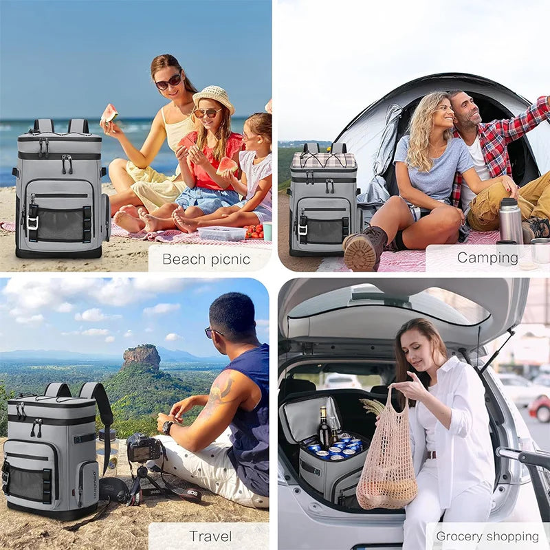 Wasserdichte Kühltaschenrucksack 30L – clever-campen Ansicht 6