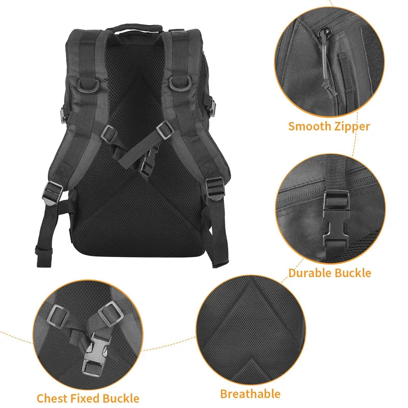 20L Molle Rucksack für Outdoor und Sport – clever-campen Ansicht 6
