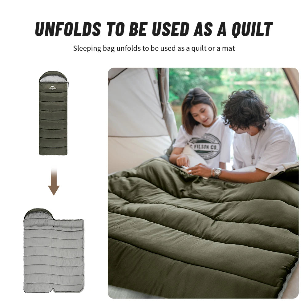 Naturehike Schlafsack Ultralight wasserdicht für Camping – clever-campen Ansicht 4