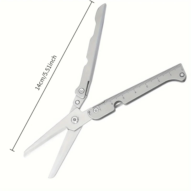 Multifunktions-Falt-Schere aus Edelstahl – Survival-Tool – clever-campen Ansicht 6