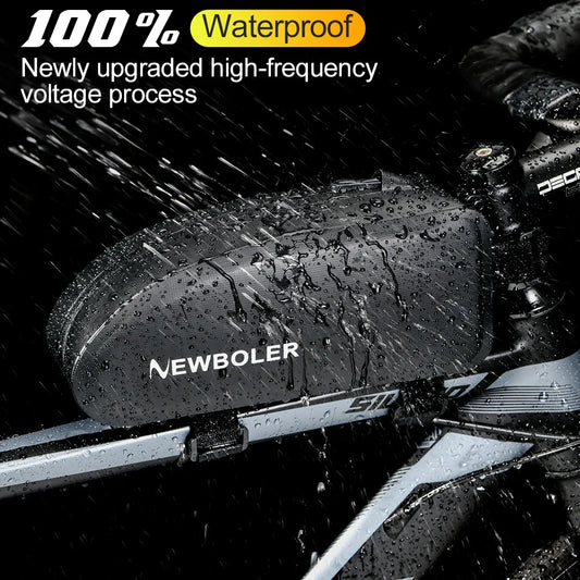 Wasserdichte Fahrradlenkertasche für MTB und Rennrad – clever-campen Ansicht 2