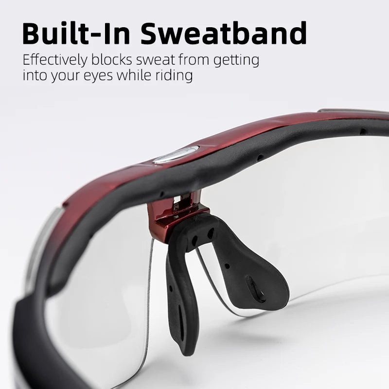 ROCKBROS Polarisierte Wander-Sonnenbrillen mit 5 Linsen – clever-campen Ansicht 5