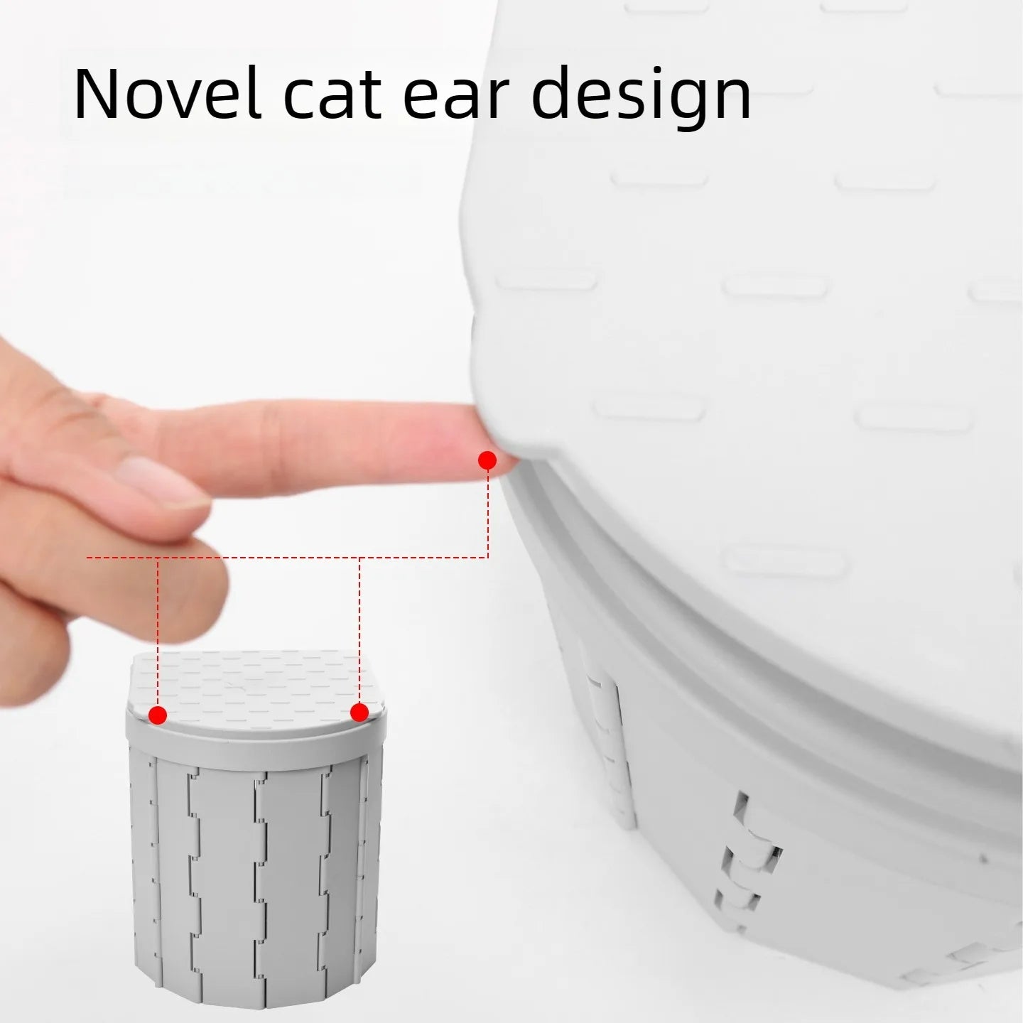 Falt-Campingtoilette für unterwegs – kompakt & geruchsarm – clever-campen Ansicht 2